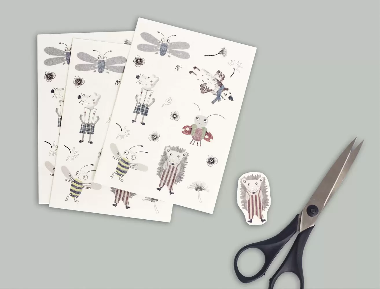 3 Bogen mit farbigen Kraft-Tattoos zum Ausschneiden, Affirmationen Freundschaft – Kraft-Tattoos mit Karten und Kartenhalter, byminz Naturprodukte, Luzern