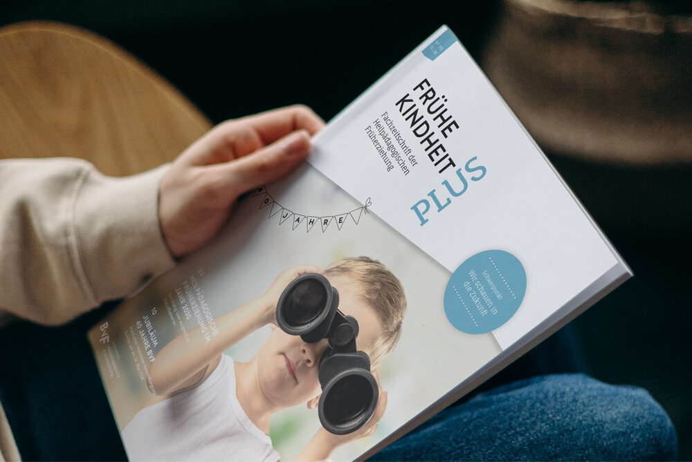 Magazin Frühe Kindheit PLUS, Titelseite – Berufsverband Heilpädagogische Früherziehung (BVF)