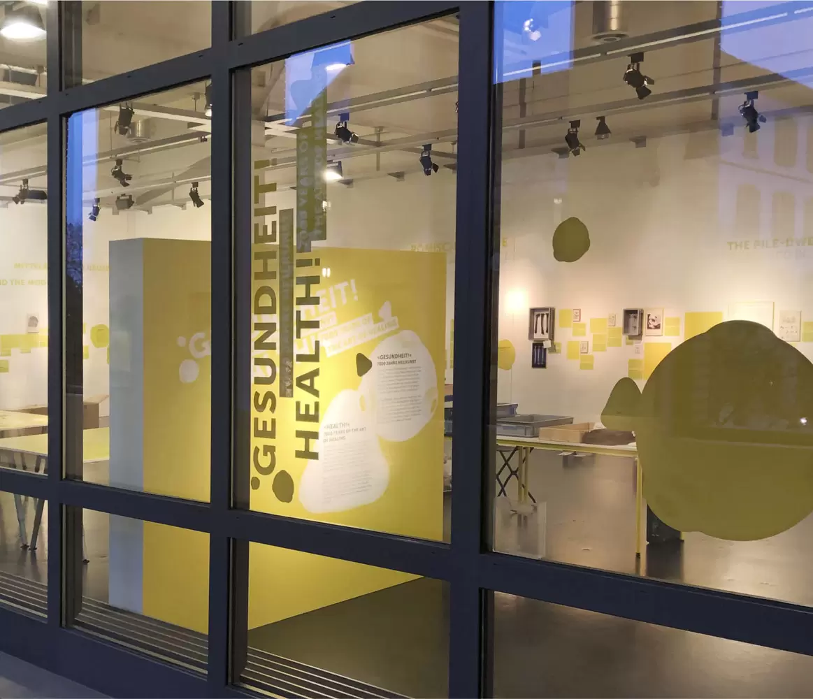 Ausstellungsdesign, Raumgestaltung – Ausstellung «Gesundheit!», Naturmuseum Luzern, Schloss Heidegg, Museum für Urgeschichte Zug