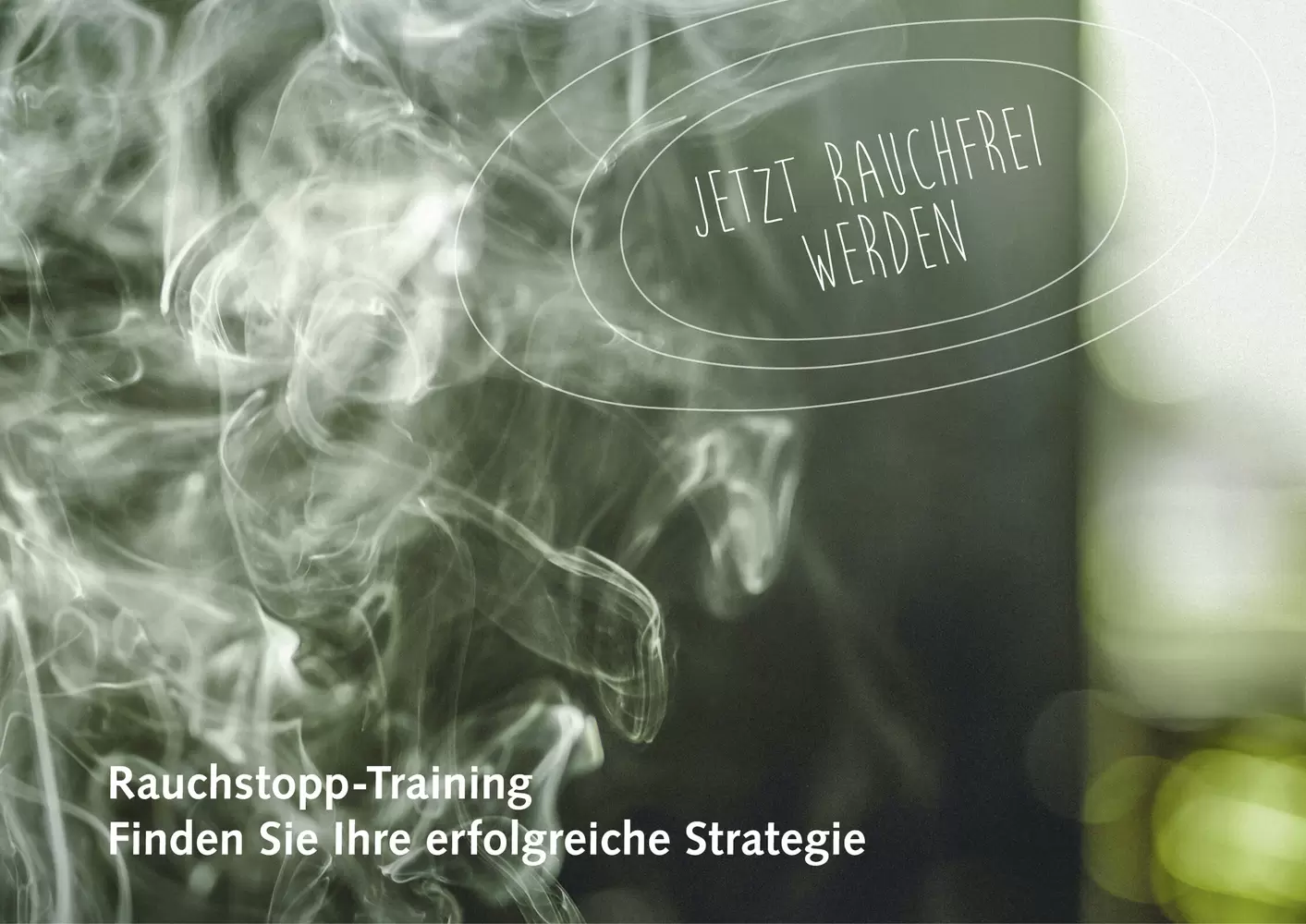Corporate Design, Detail Titelkonzept Bild, Text und Illustration – Lungenliga Zentralschweiz