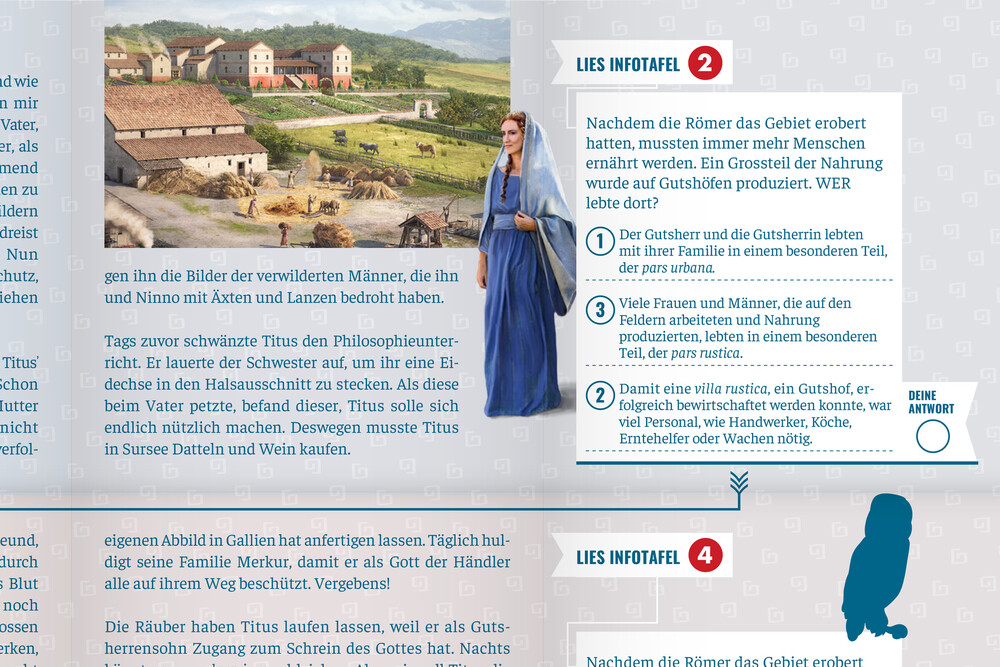 Aufgabenstellungen – Kulturabenteuer «Römischer Gutshof»