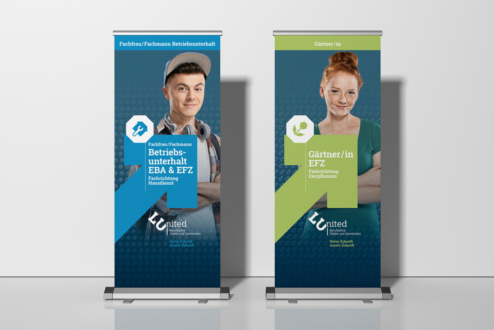 Rollup-Serie – LUnited – Lehrberufe von Stadt und Gemeinden