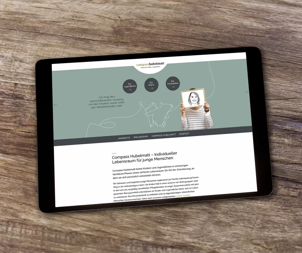 Webdesign – Compass Hubelmatt