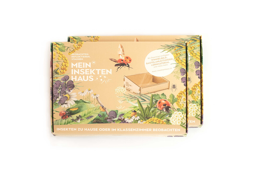 Gestaltete Verpackung – Marienkäferhaus, byminz Naturprodukte, Luzern