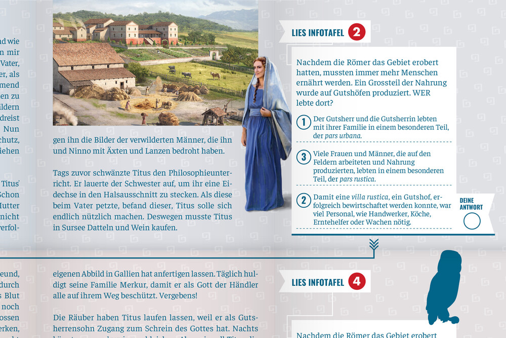 Aufgabenstellungen – Kulturabenteuer «Römischer Gutshof»